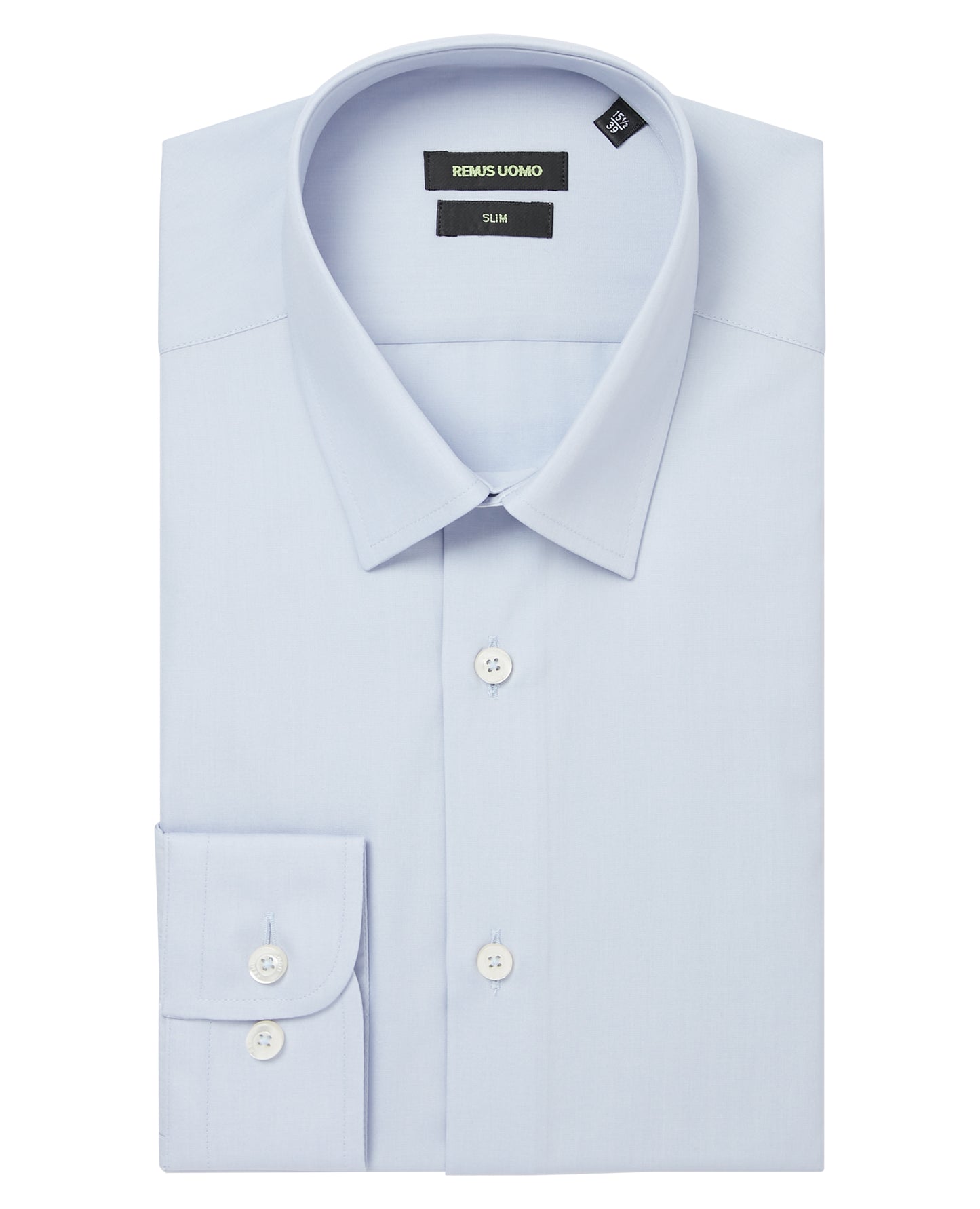 Slim fit cotton-blend shirt