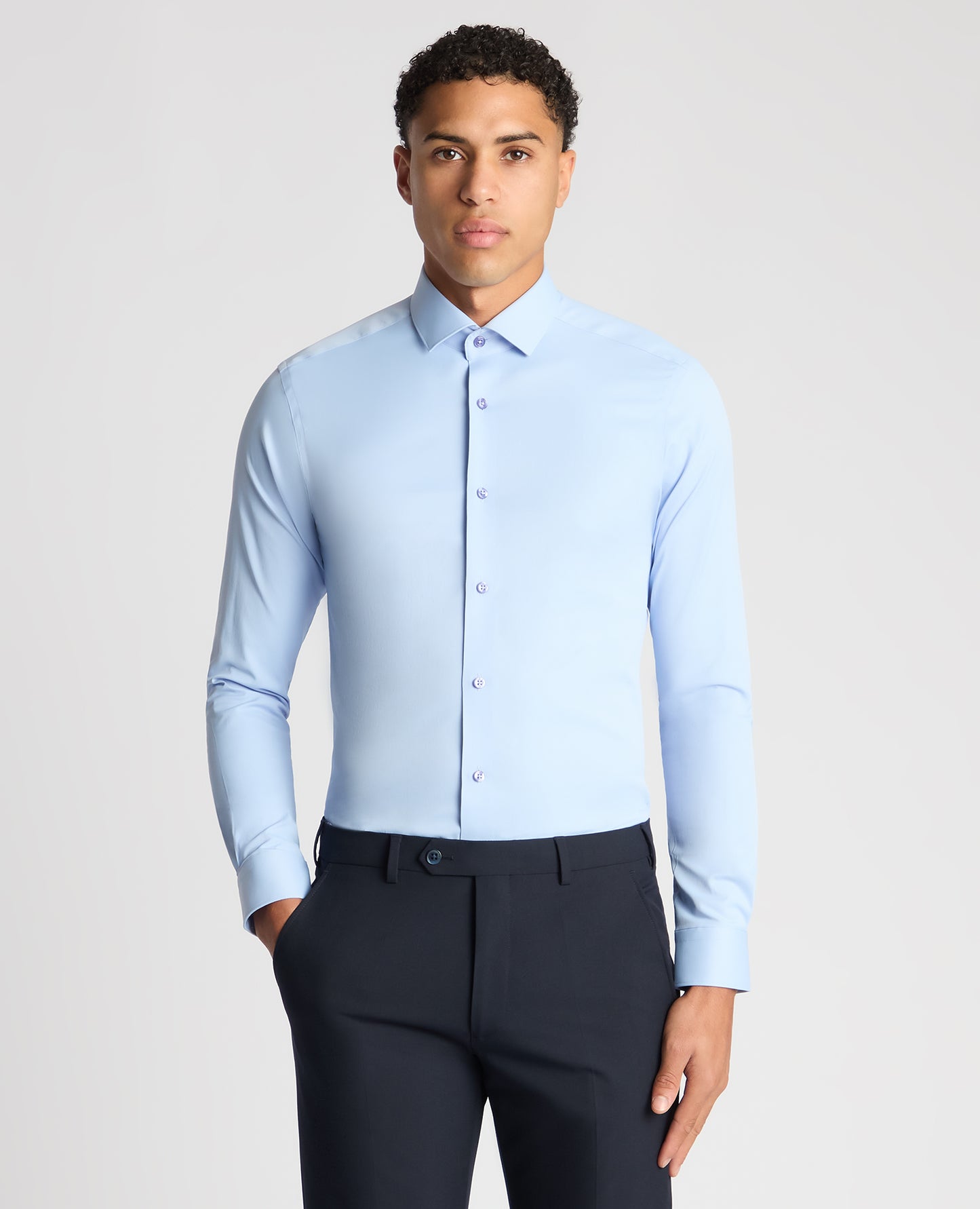 Slim Fit Cotton Stretch Shirt