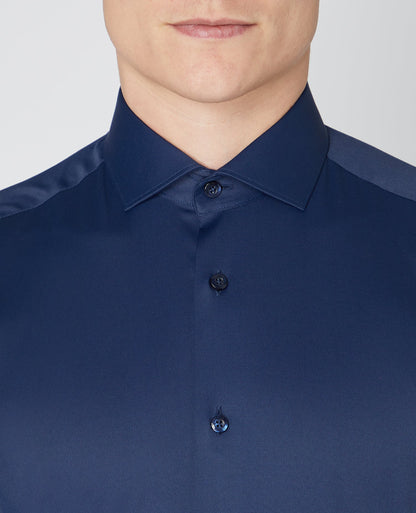 Tapered Fit Cotton Stretch Shirt