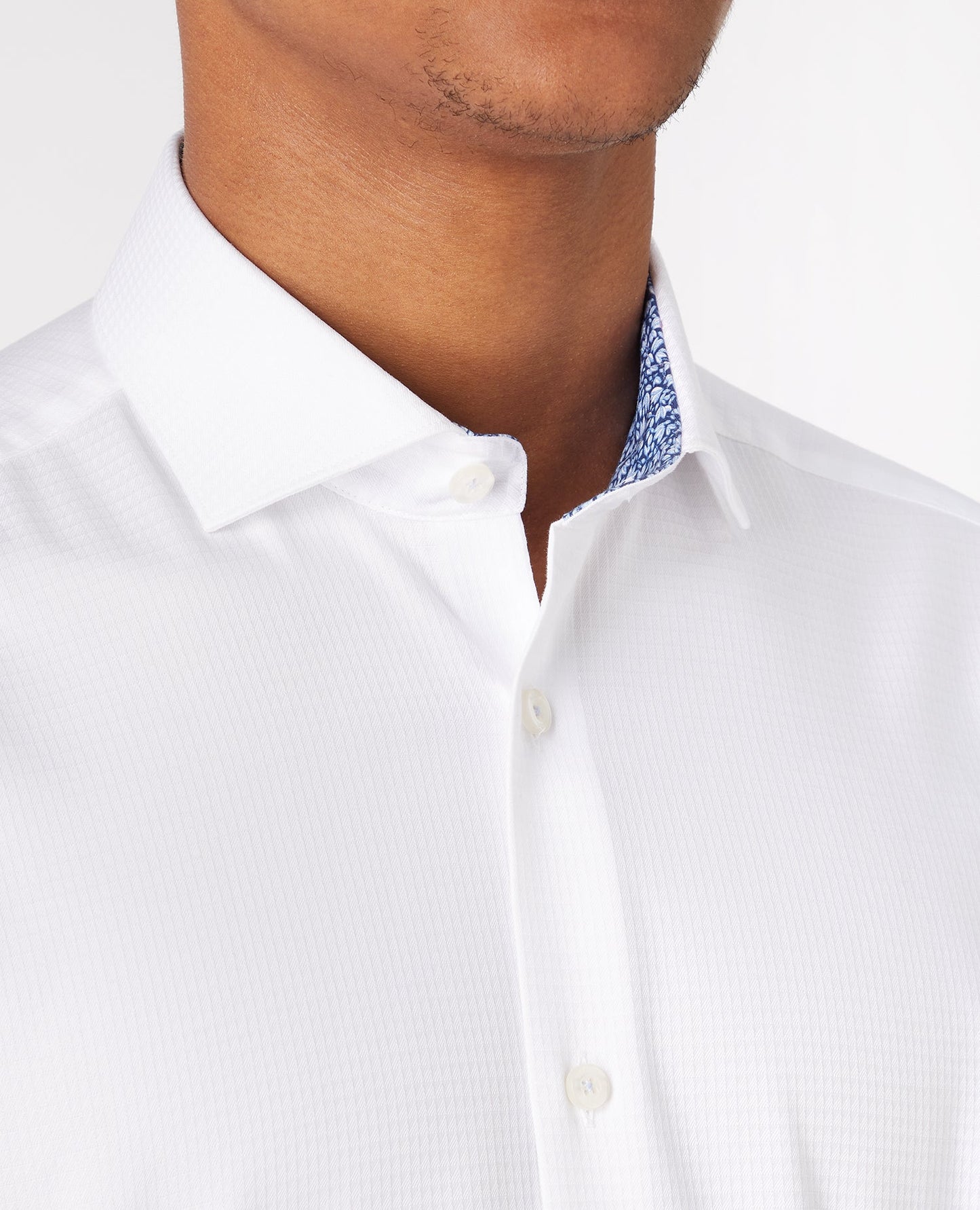 Tapered Fit Cotton Shirt