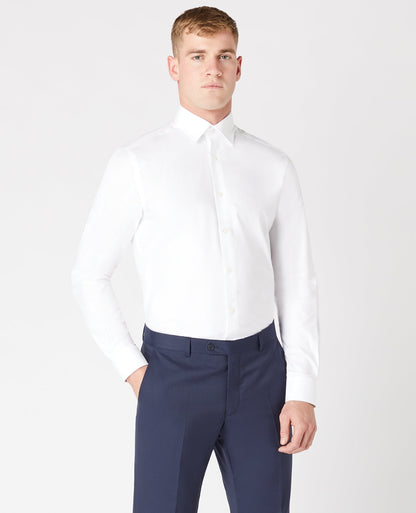 Tapered Fit Cotton Shirt