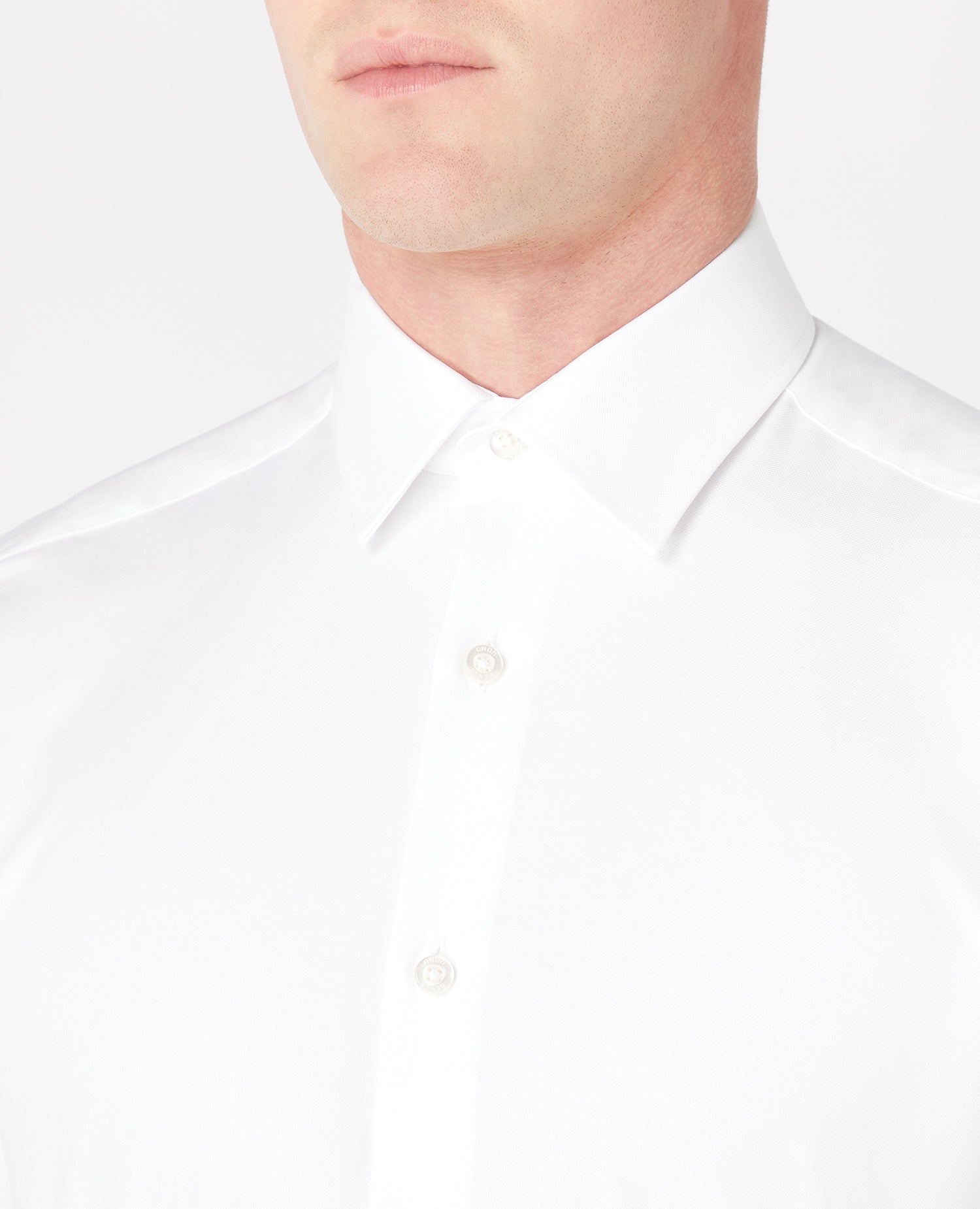 Tapered Fit Cotton Shirt