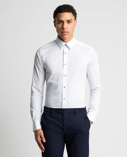 Slim Fit Cotton Stretch Shirt