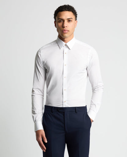 Slim Fit Cotton Stretch Shirt