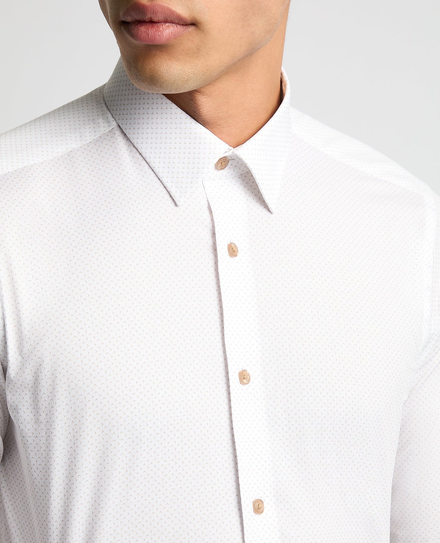 Slim Fit Cotton Stretch Shirt