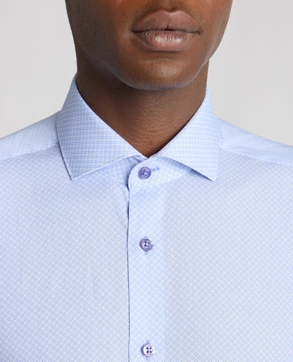 Tapered Fit Cotton Printed Shirt