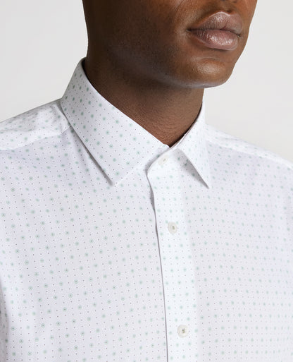 Tapered Fit Cotton Stretch Shirt