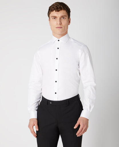 Tapered Fit Cotton Shirt