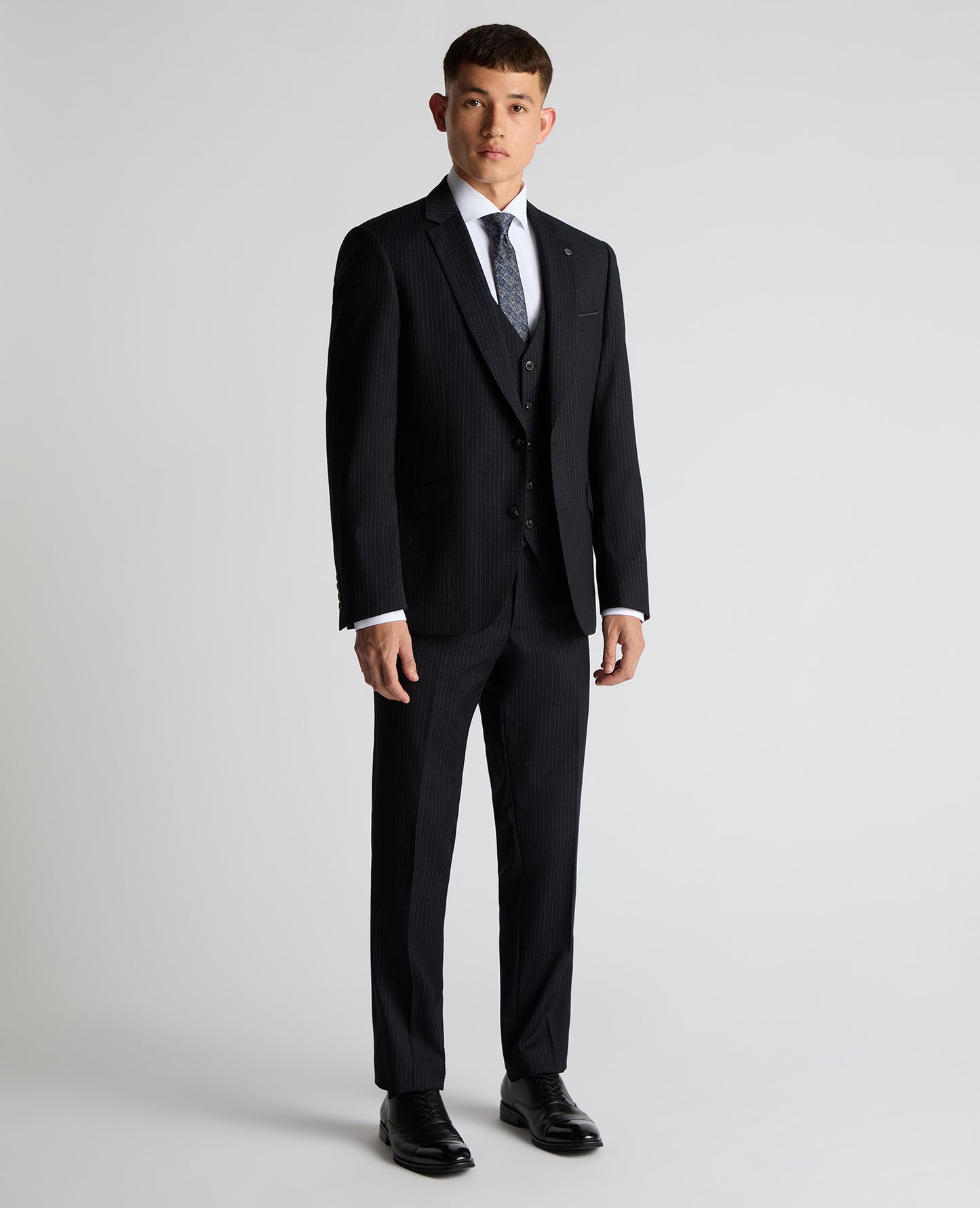 Tapered Fit Wool Rich Suit