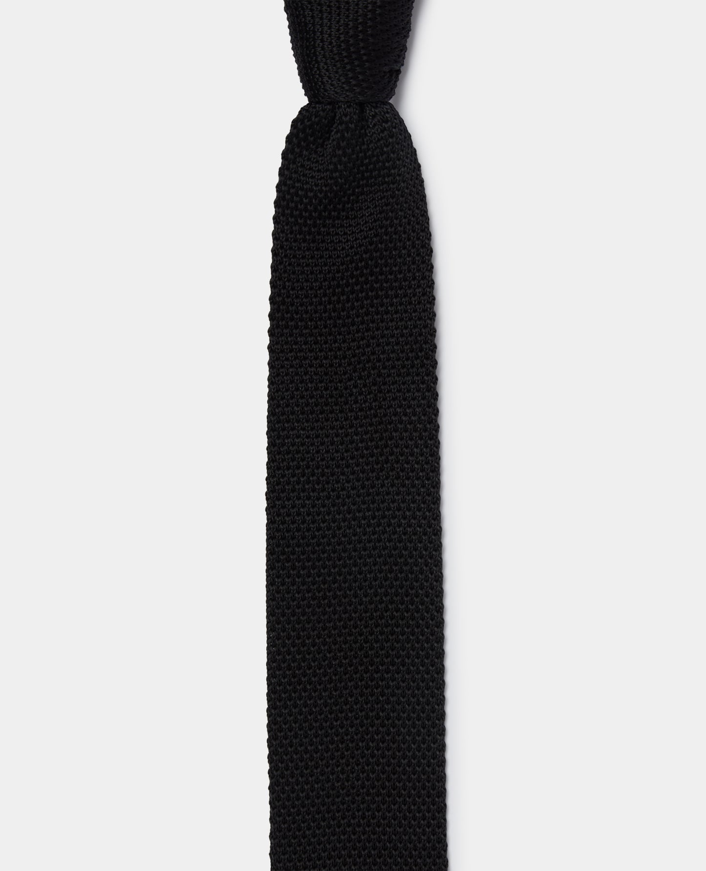 Plain Knitted Narrow Tie