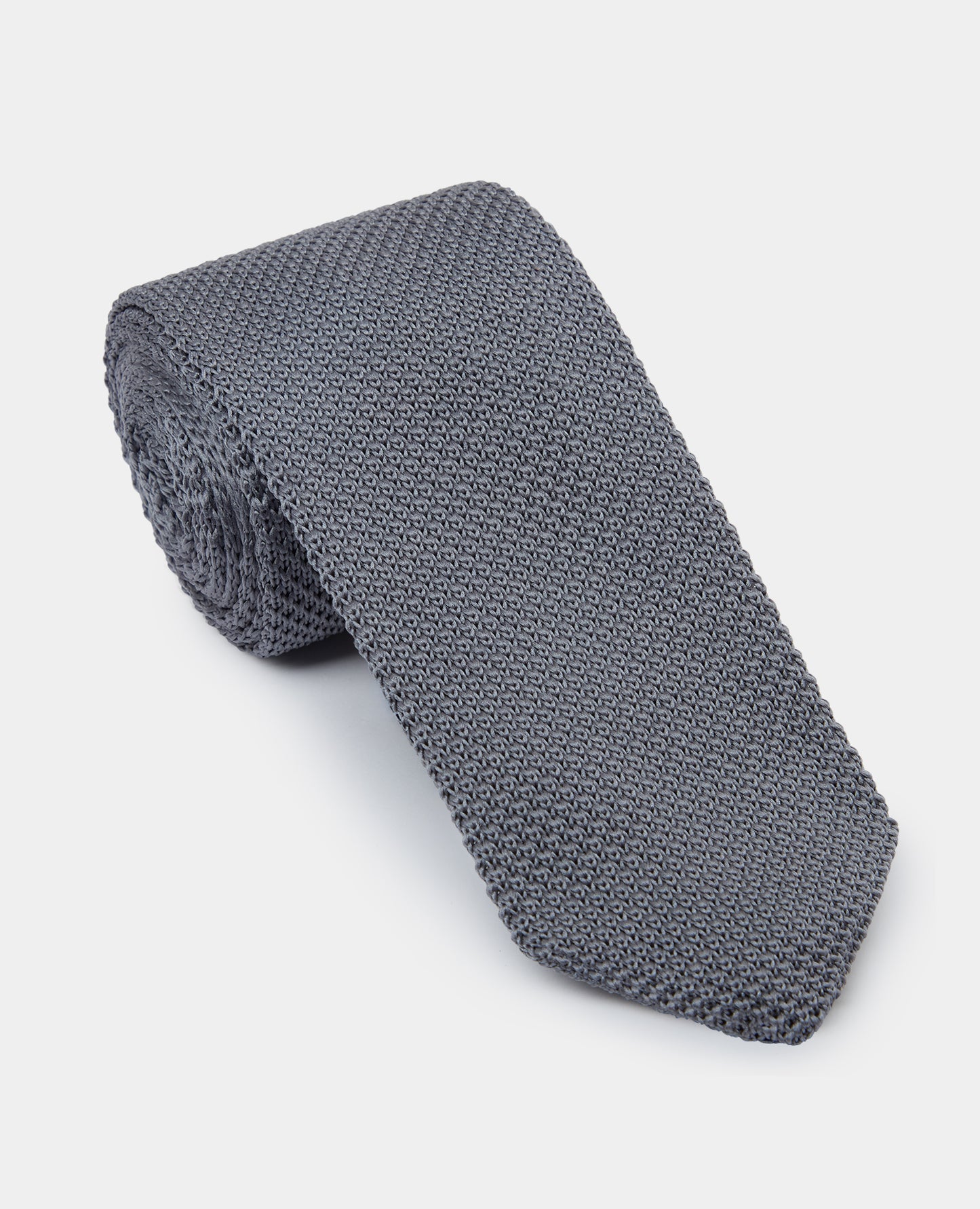 Plain Knitted Narrow Tie