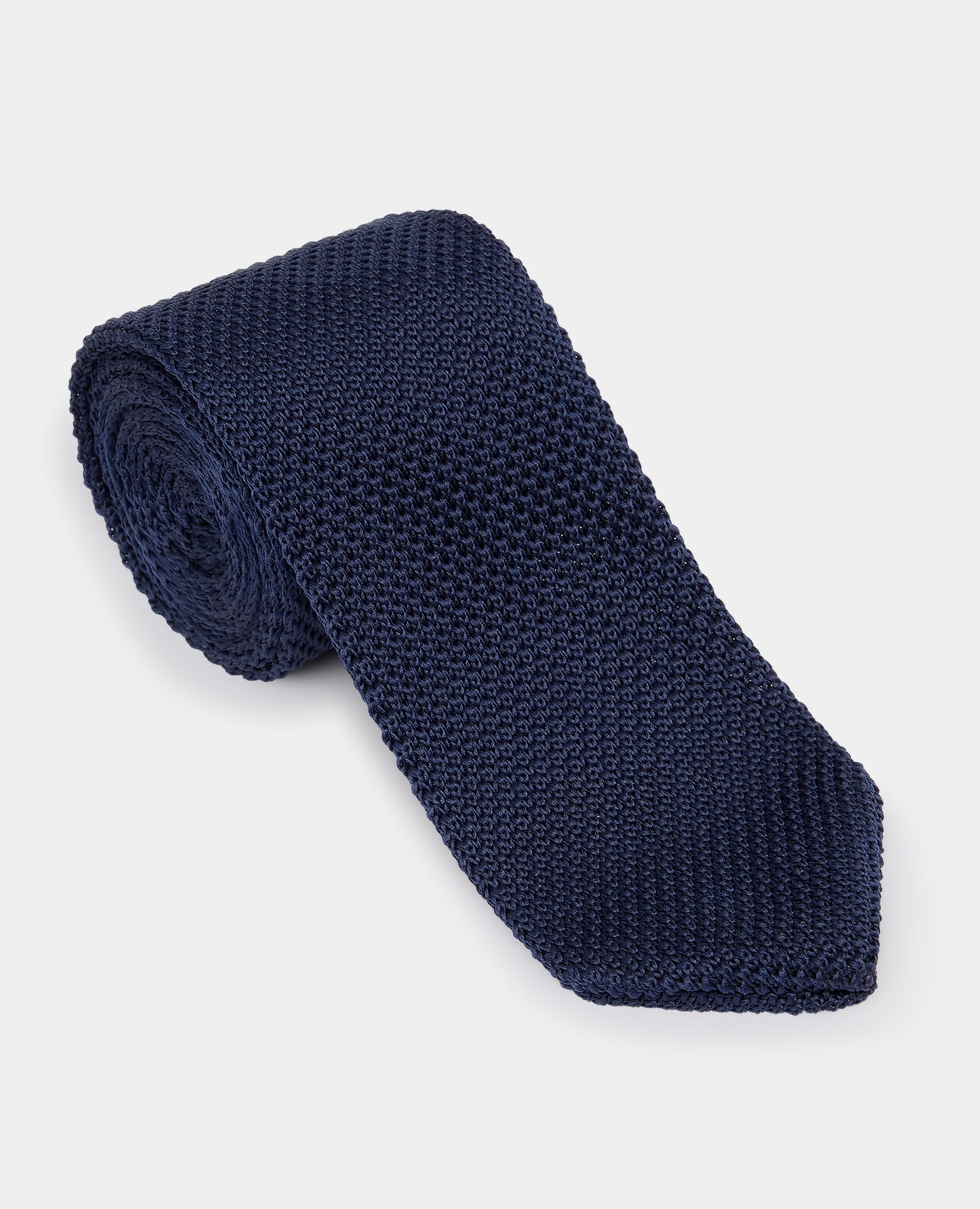 Plain Knitted Narrow Tie