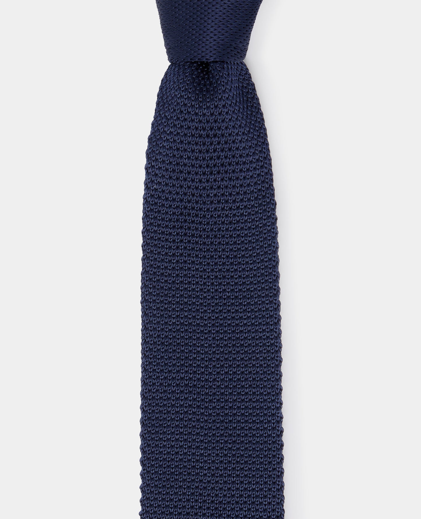 Plain Knitted Narrow Tie