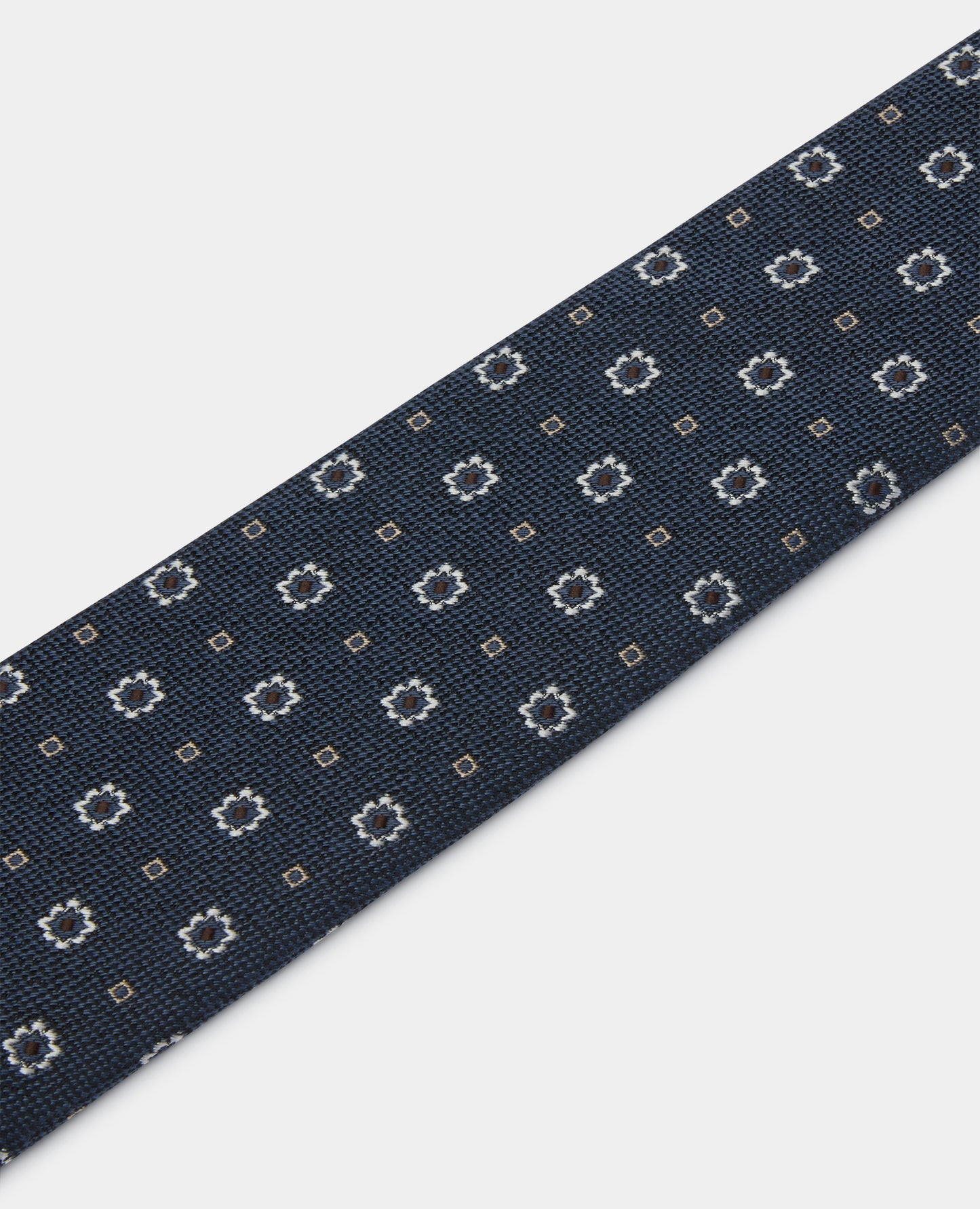 Geometric Floral Design Tie