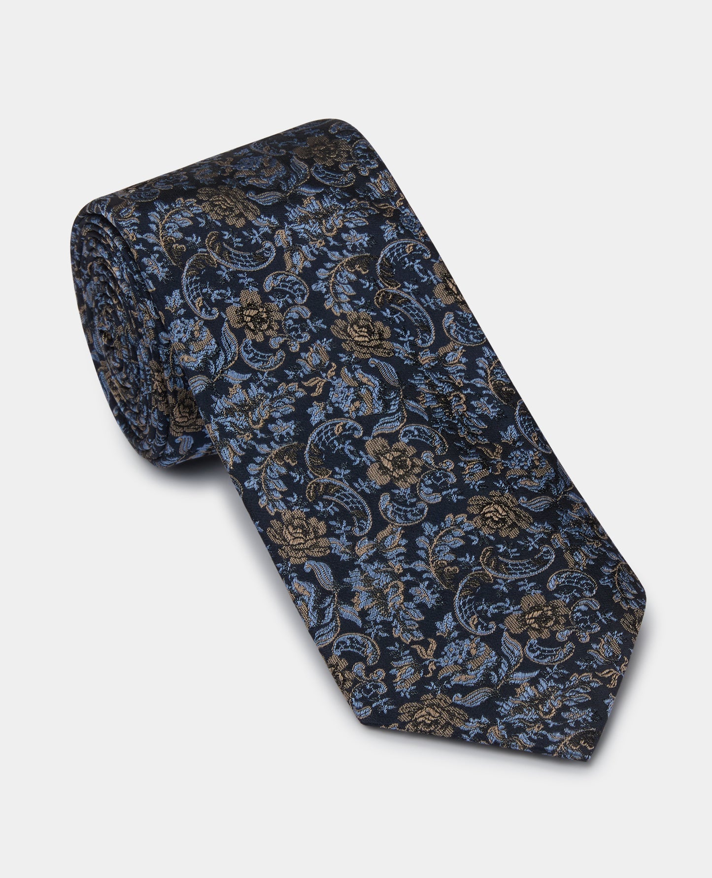 Silk Floral Design Tie