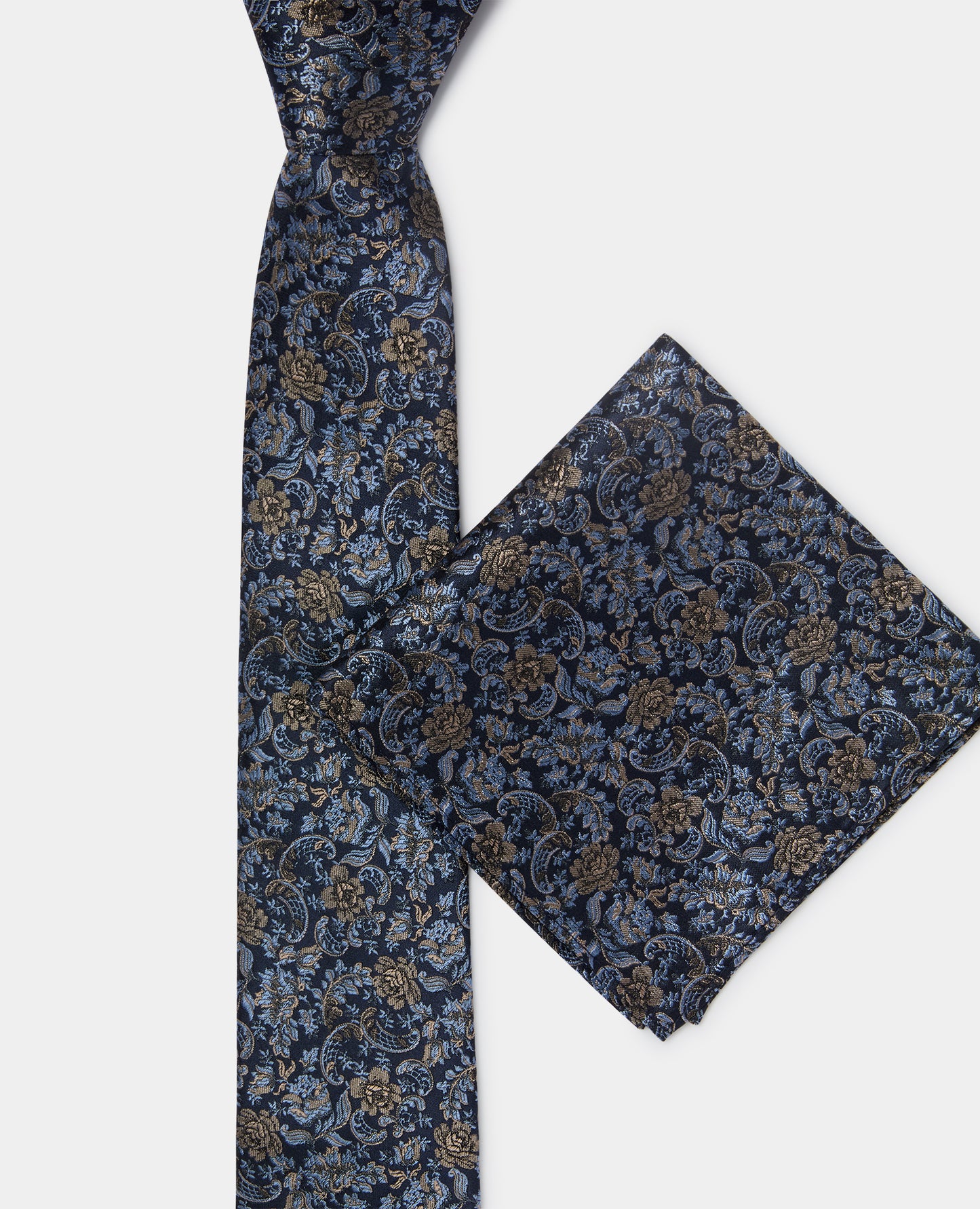 Silk Floral Design Tie