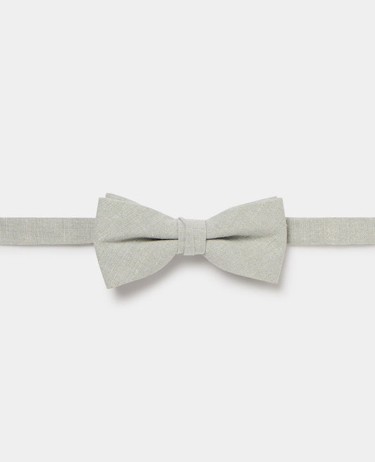 Linen-Blend Bow Tie