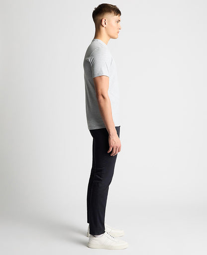 Tapered Fit Cotton-Stretch T-Shirt