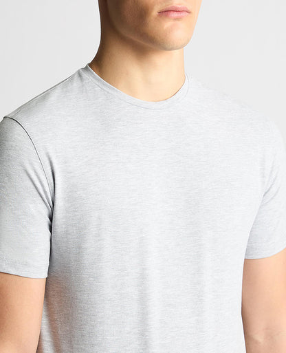 Tapered Fit Cotton-Stretch T-Shirt