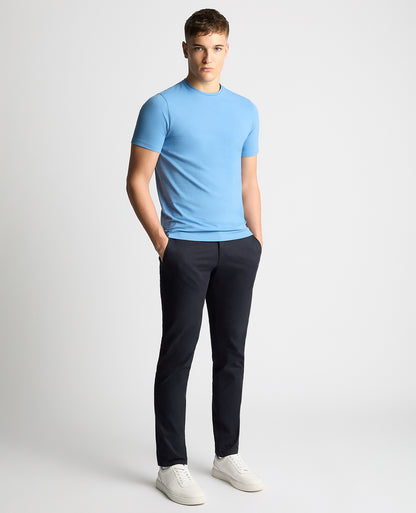 Tapered Fit Cotton-Stretch T-Shirt