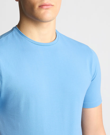 Tapered Fit Cotton-Stretch T-Shirt