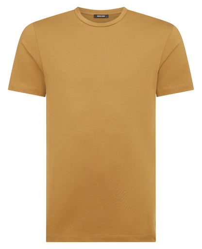 Tapered Fit Cotton-Stretch T-Shirt