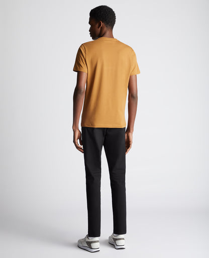 Tapered Fit Cotton-Stretch T-Shirt