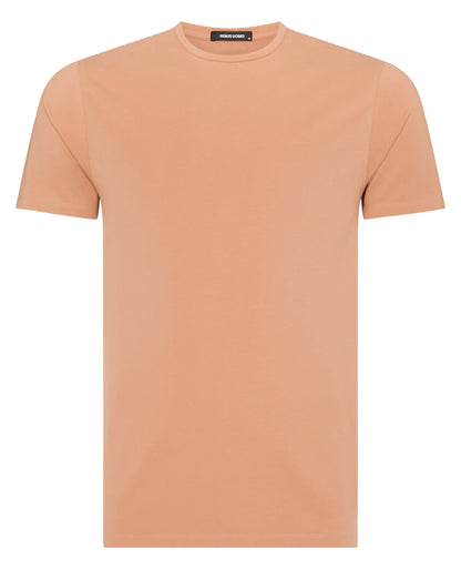 Tapered Fit Cotton-Stretch T-Shirt