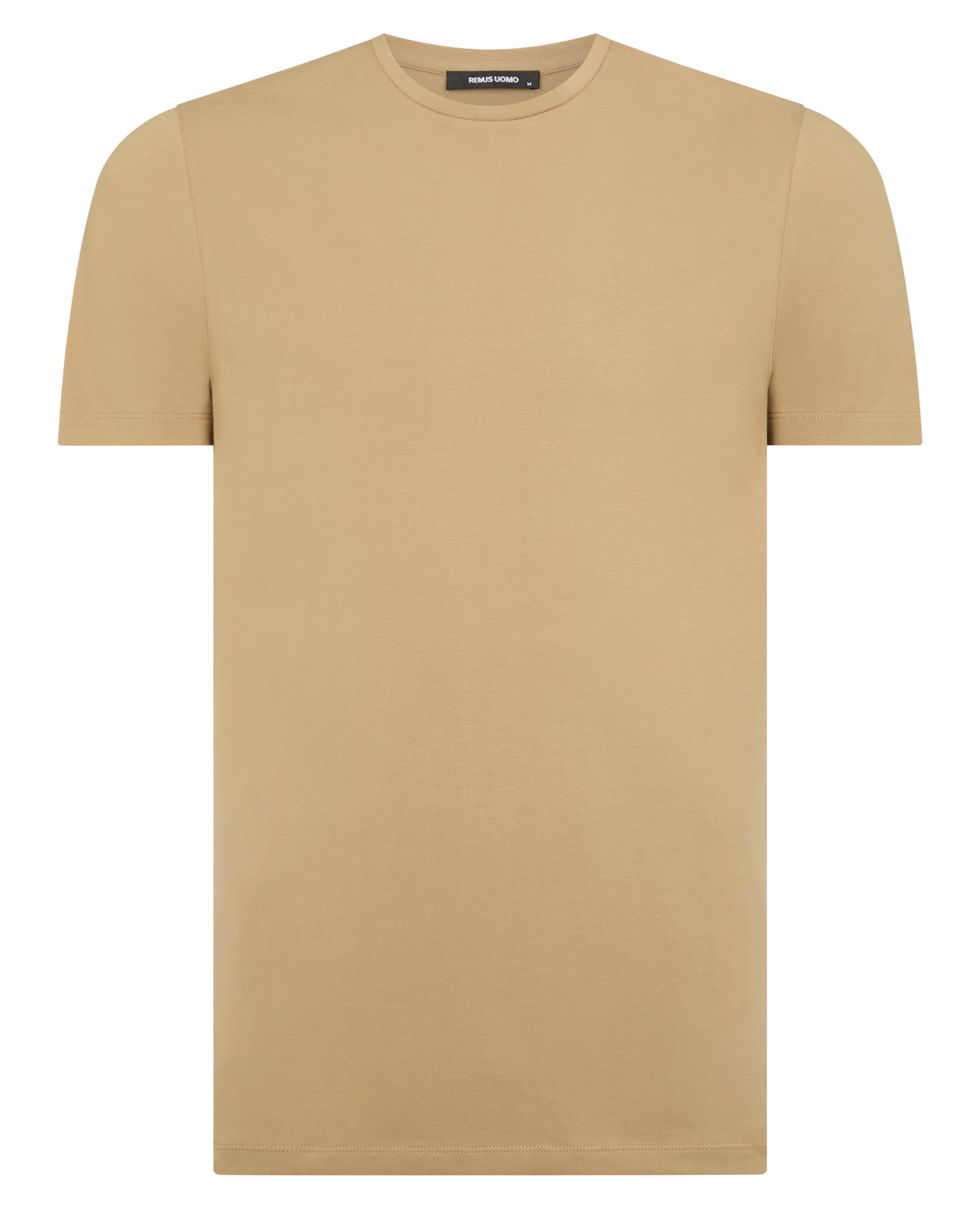 Tapered Fit Cotton-Stretch T-Shirt