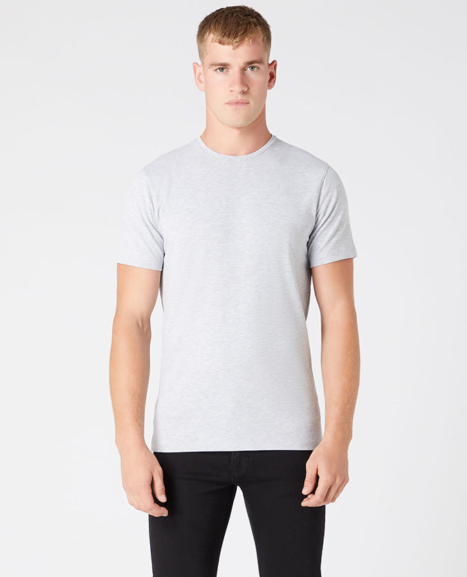 Tapered Fit Cotton-Stretch T-Shirt