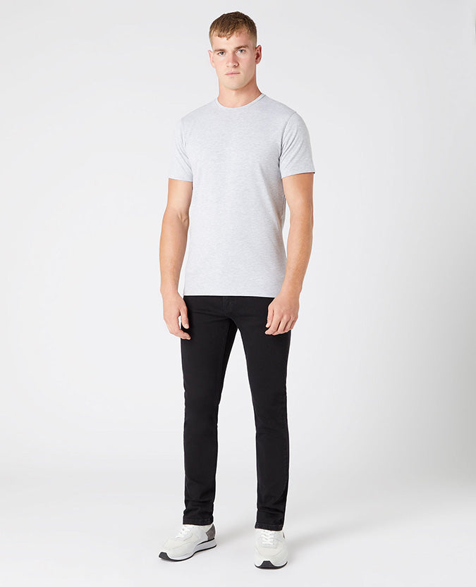 Tapered Fit Cotton-Stretch T-Shirt