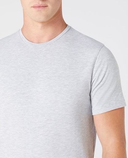 Tapered Fit Cotton-Stretch T-Shirt