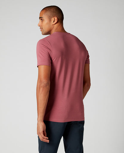 Tapered Fit Cotton-Stretch T-Shirt