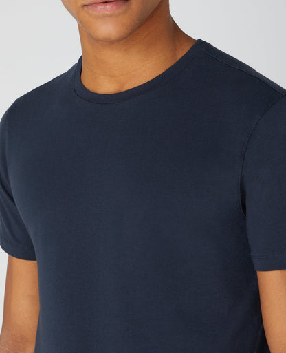 Tapered Fit Cotton-Stretch T-Shirt