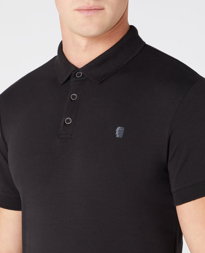 Tapered Fit Cotton-Stretch Polo Shirt