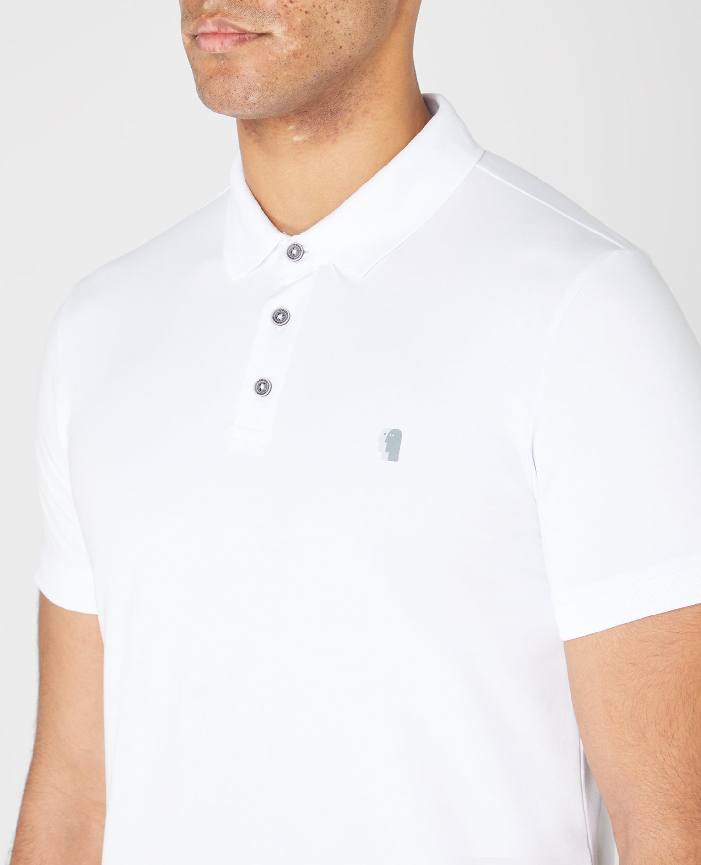 Tapered Fit Cotton-Stretch Polo Shirt