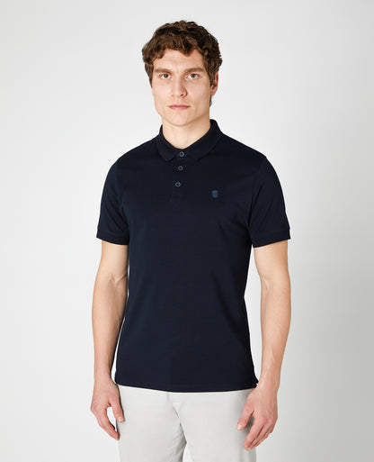 Tapered Fit Cotton-Stretch Polo Shirt