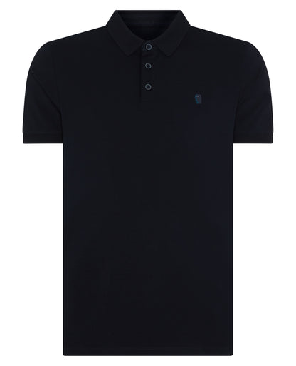 Tapered Fit Cotton-Stretch Polo Shirt