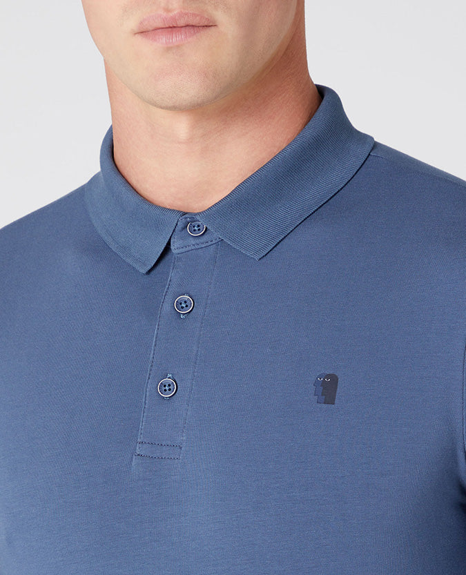 Tapered Fit Cotton-Stretch Polo Shirt