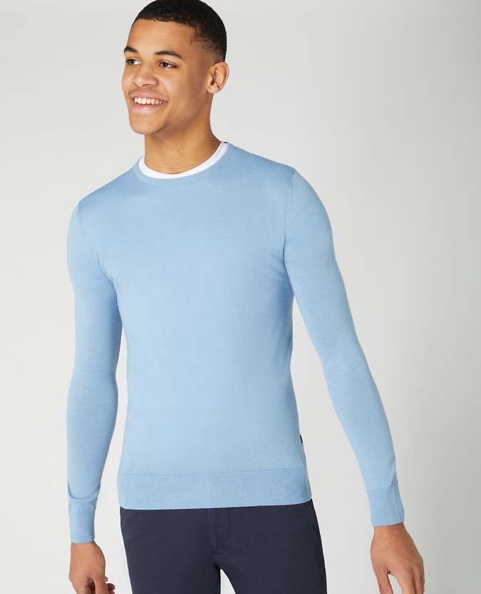 Slim Fit Merino Wool-Blend Sweater