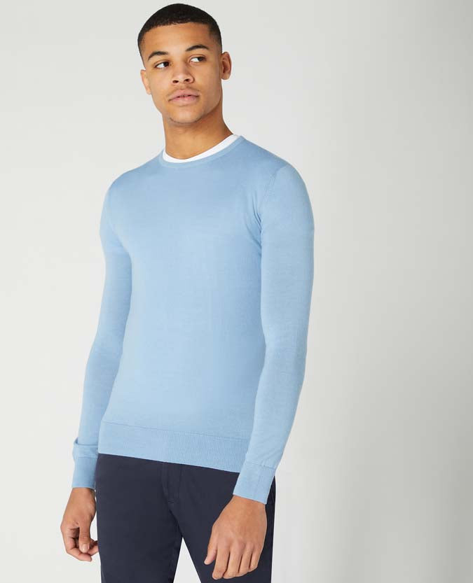 Slim Fit Merino Wool-Blend Sweater