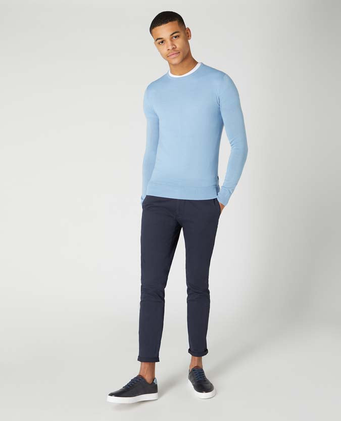 Slim Fit Merino Wool-Blend Sweater