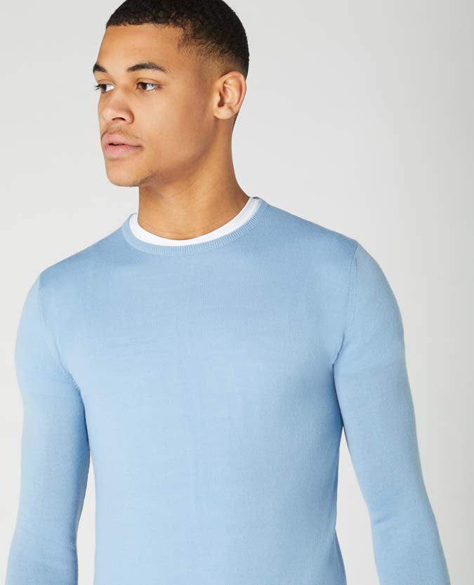 Slim Fit Merino Wool-Blend Sweater