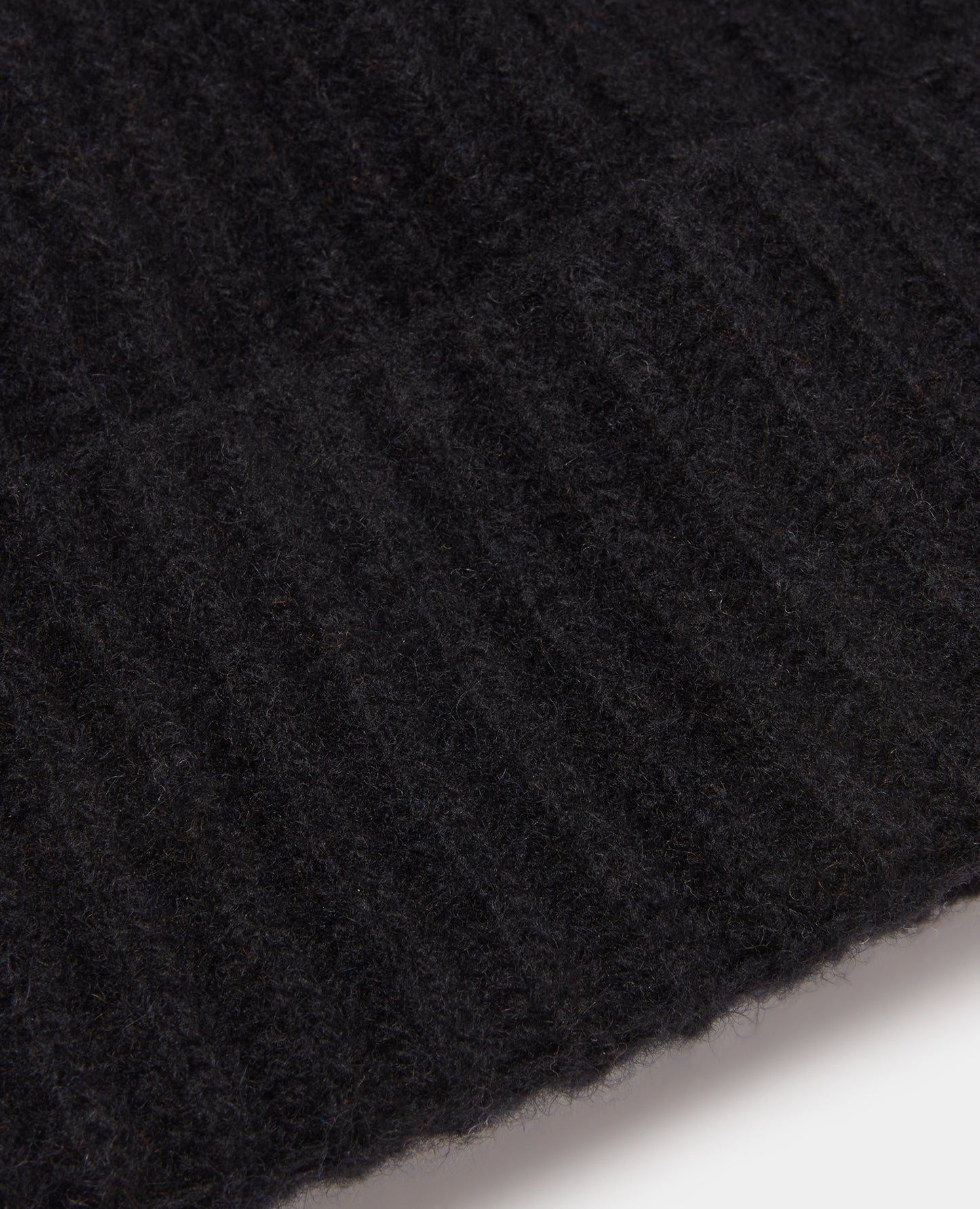 Rib-Knit Wool Rich Beanie