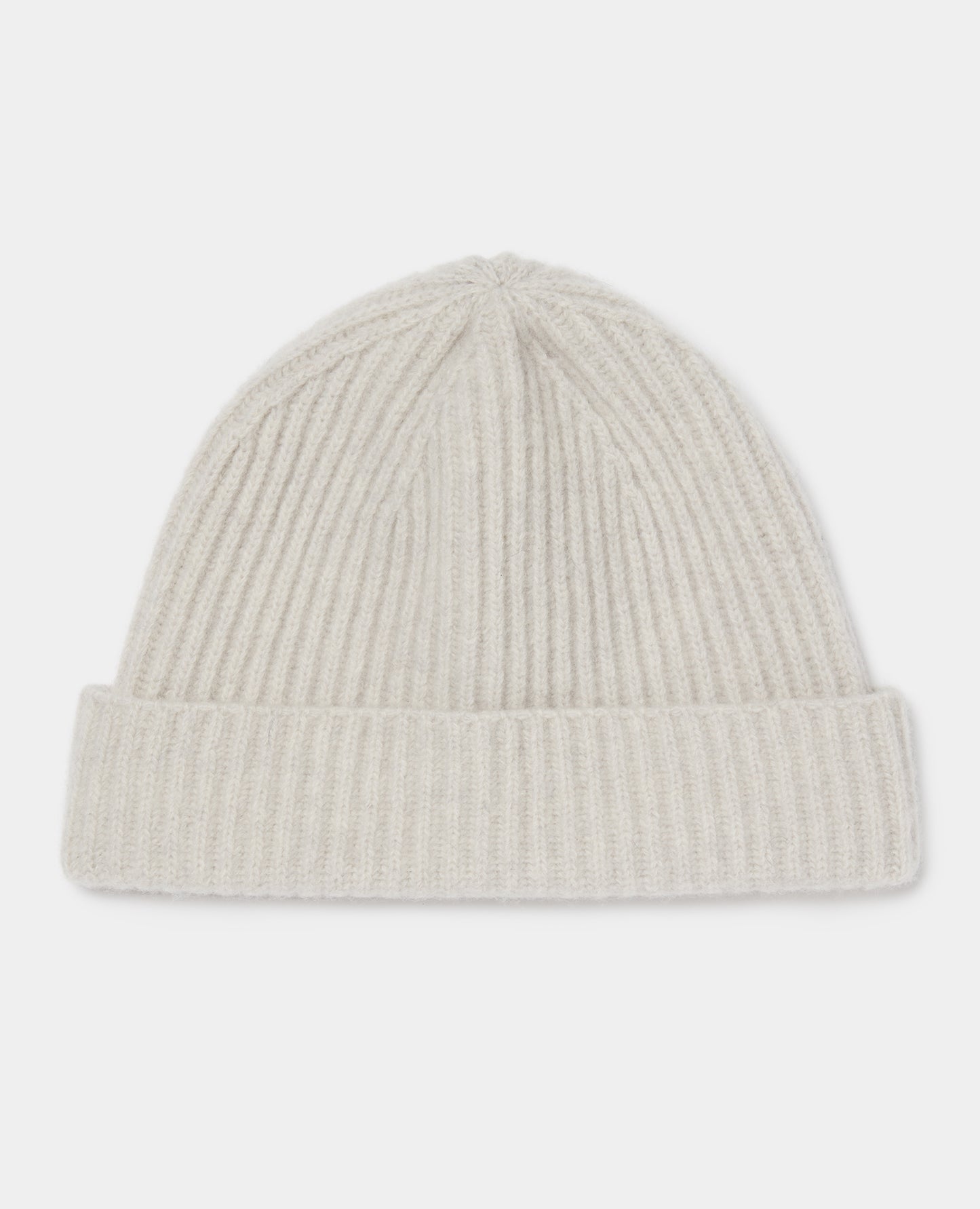 Rib-Knit Wool Rich Beanie