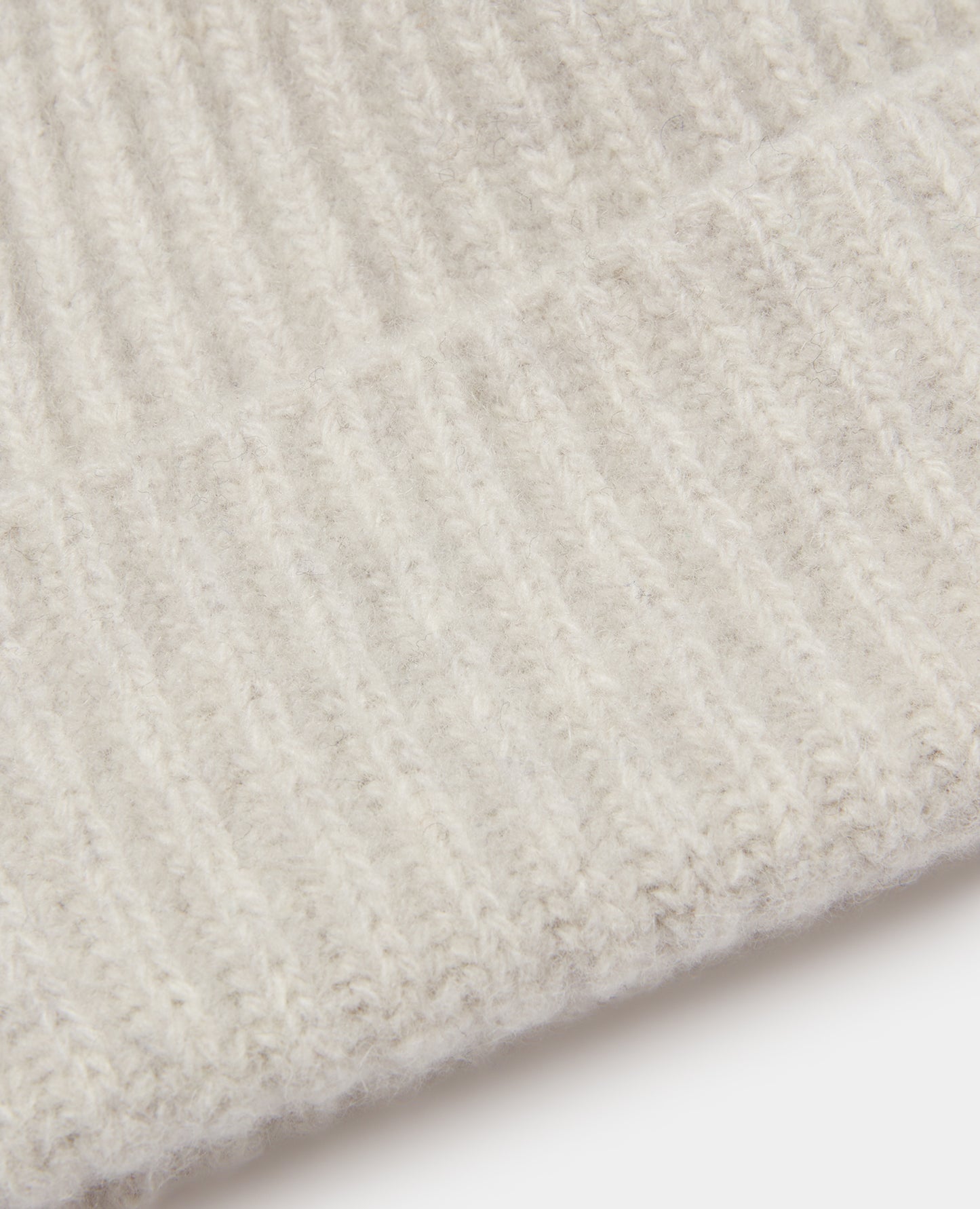 Rib-Knit Wool Rich Beanie