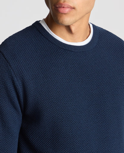 Tapered Fit Merino Wool-Blend Sweater