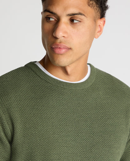 Tapered Fit Merino Wool-Blend Sweater