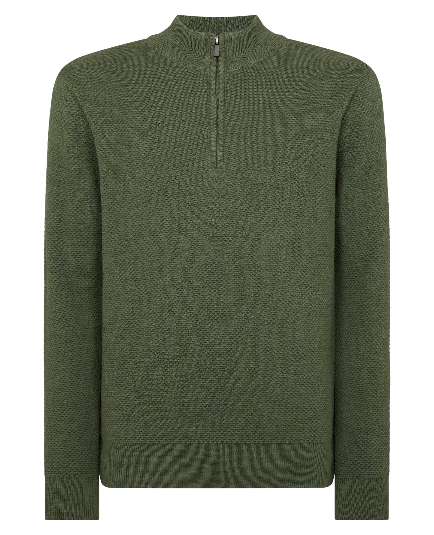 Tapered Fit Half Zip Sweater