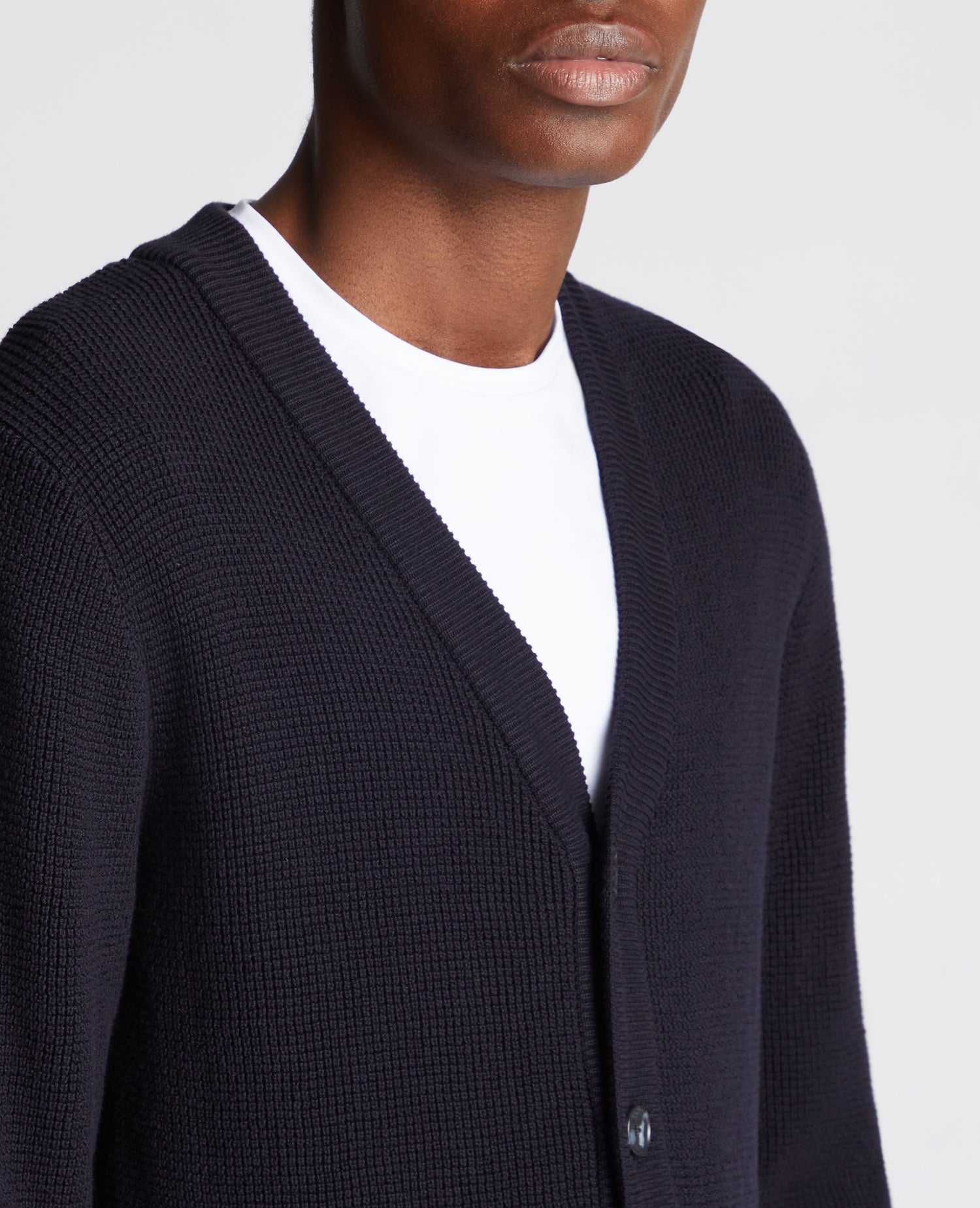 Tapered Fit Cotton Cardigan